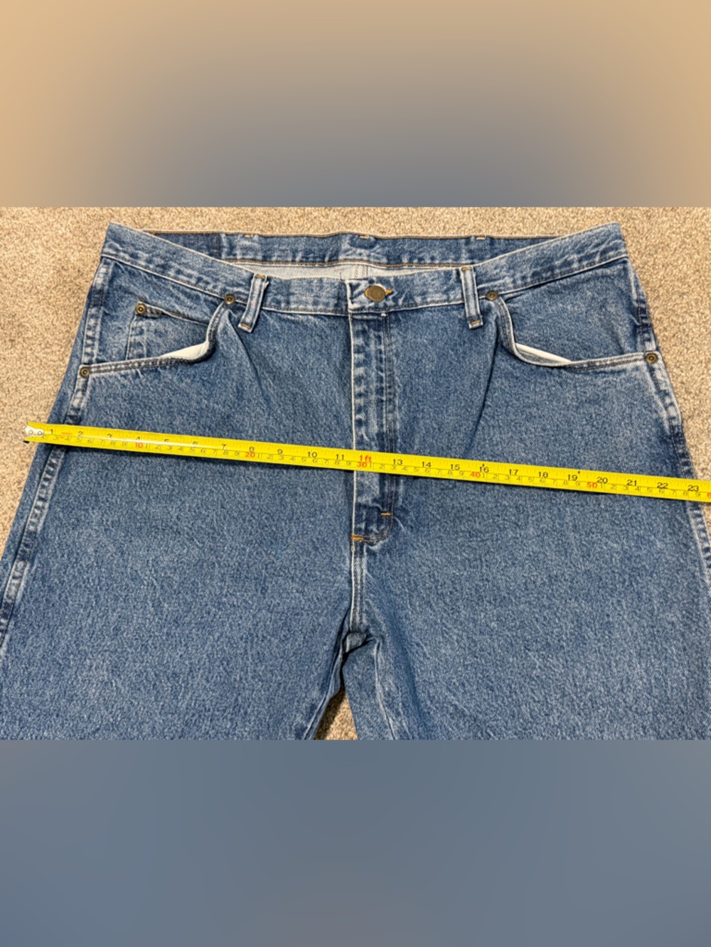 Vintage 90s Light Wash Jeans High Rise Relaxed Straight Leg Mom Jeans Vibe - Picture 4 of 8